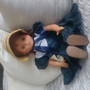 Vintage 18" German Lissi Doll 126 Cloth Soft Vinyl Beautiful Sweet Doll Kathleen